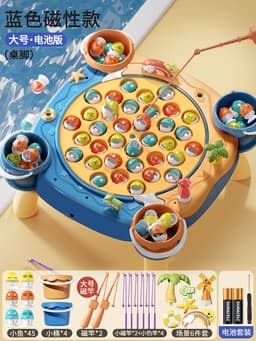 image-Magnetic Fishing Toy - Educational Playhouse for Kids