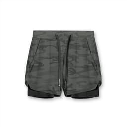 image-Men's Sports Shorts - Black Breathable Gym Training