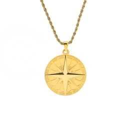image-European and American Jewelry Wholesale Vietnam Shajin Mandala Four-pointed Star Pendant Mandala Men and Women Couples Mantra Necklace