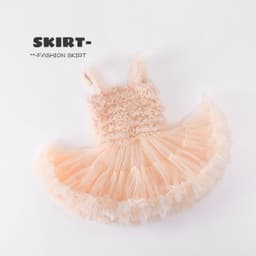 image-TUTU.KK Girls Tutu Dress - Suspenders Princess Skirt
