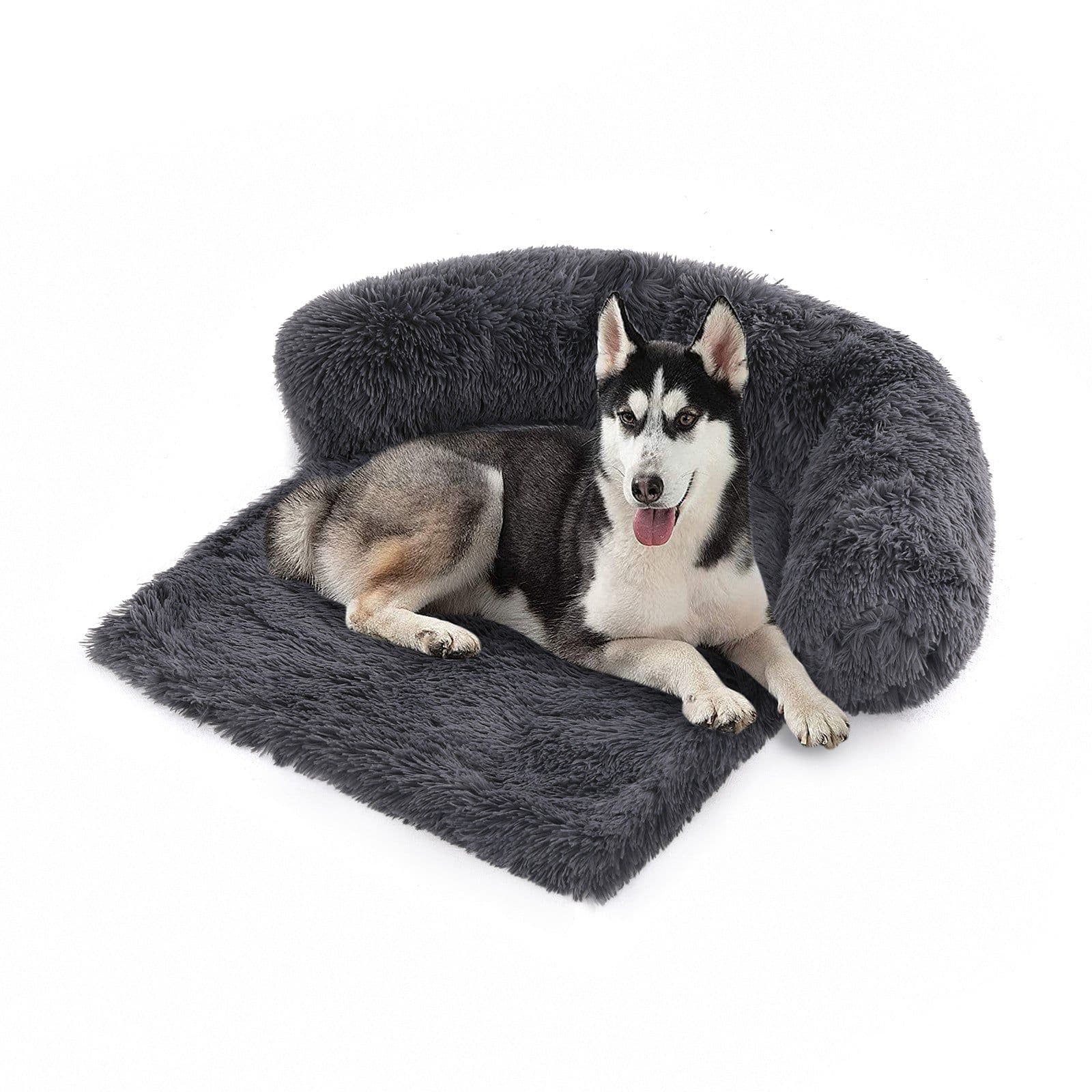 image-Washable Sofa Cushion - Pink XL Pet Dog Kennel Cushion