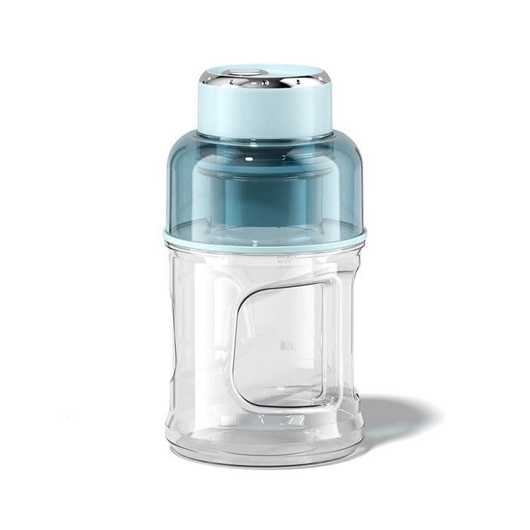 image-Portable Electric Mini Juicer 330ml 6-Blade USB Rechargeable