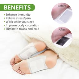image-SEFUDUN Bamboo Charcoal Foot Patch - Repair, Moisturize, Exfoliate