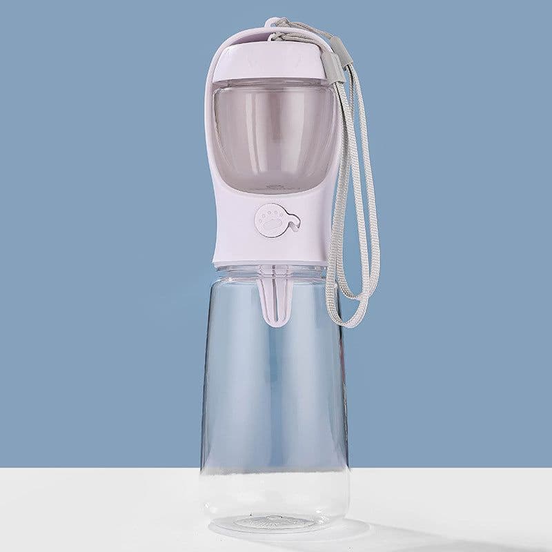 image-Portable Dog Water Cup - Plastic Pet Drinking Cup for Outdoor Use