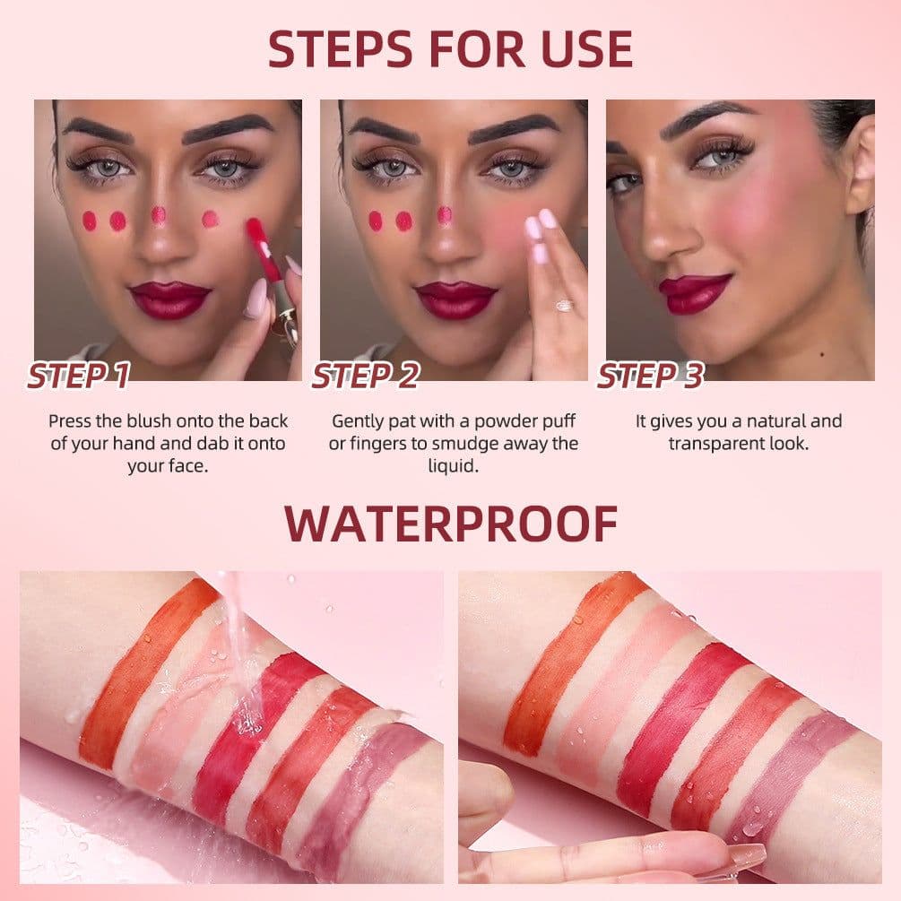 image-QiBest Liquid Blush - Natural Moisturizing Rouge