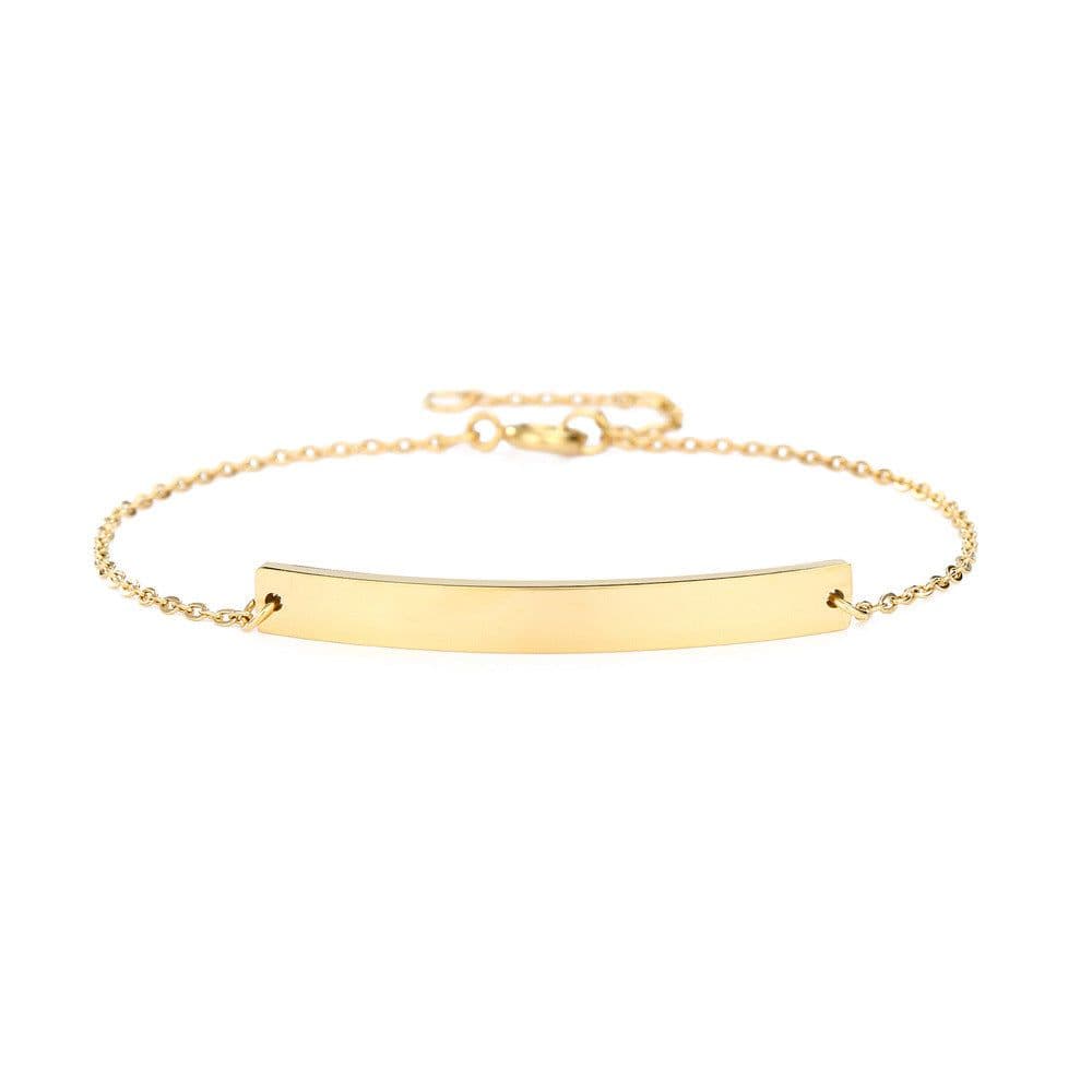 image-Mu Jin Couple Bracelet - Rose Gold Stainless Steel