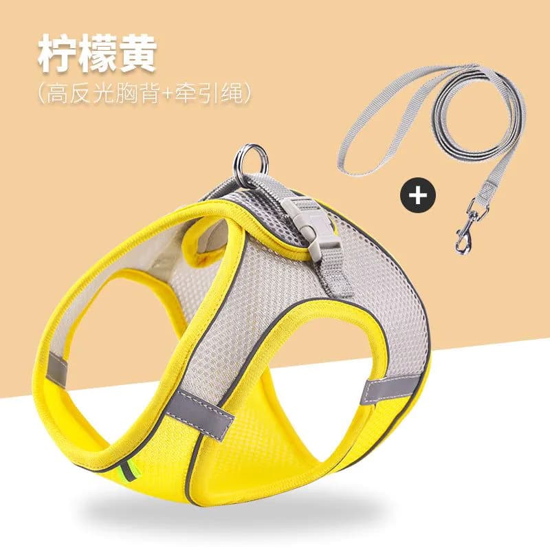 image-Pet cat traction rope vest type chest strap out cat special anti-break slip cat rope tied cat chain