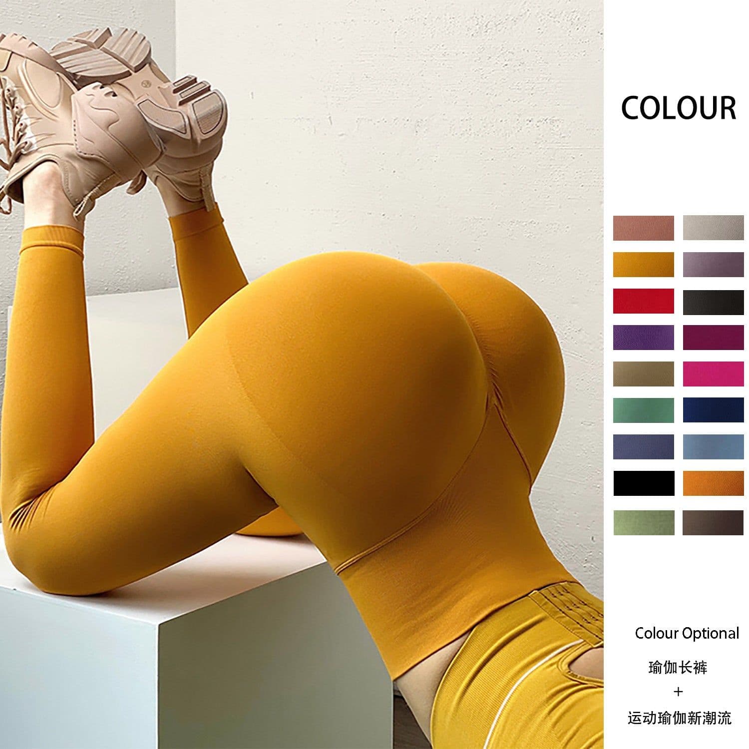 image-Peach Butt Yoga Pants High Waist Seamless Women