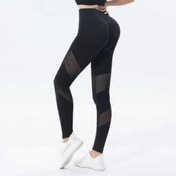 image-Lulu High-Waist Yoga Pants - Autumn Nylon Spandex Quick-Drying