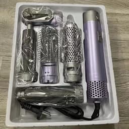 image-Hair Straightener Brush 5 in 1 Hair Dryer