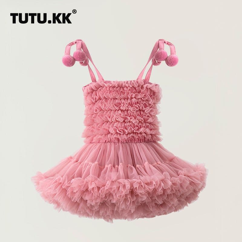 image-TUTU.KK Girls Tutu Dress - Suspenders Princess Skirt