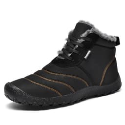 image-Cotton Winter Boots - Light Brown Size 46
