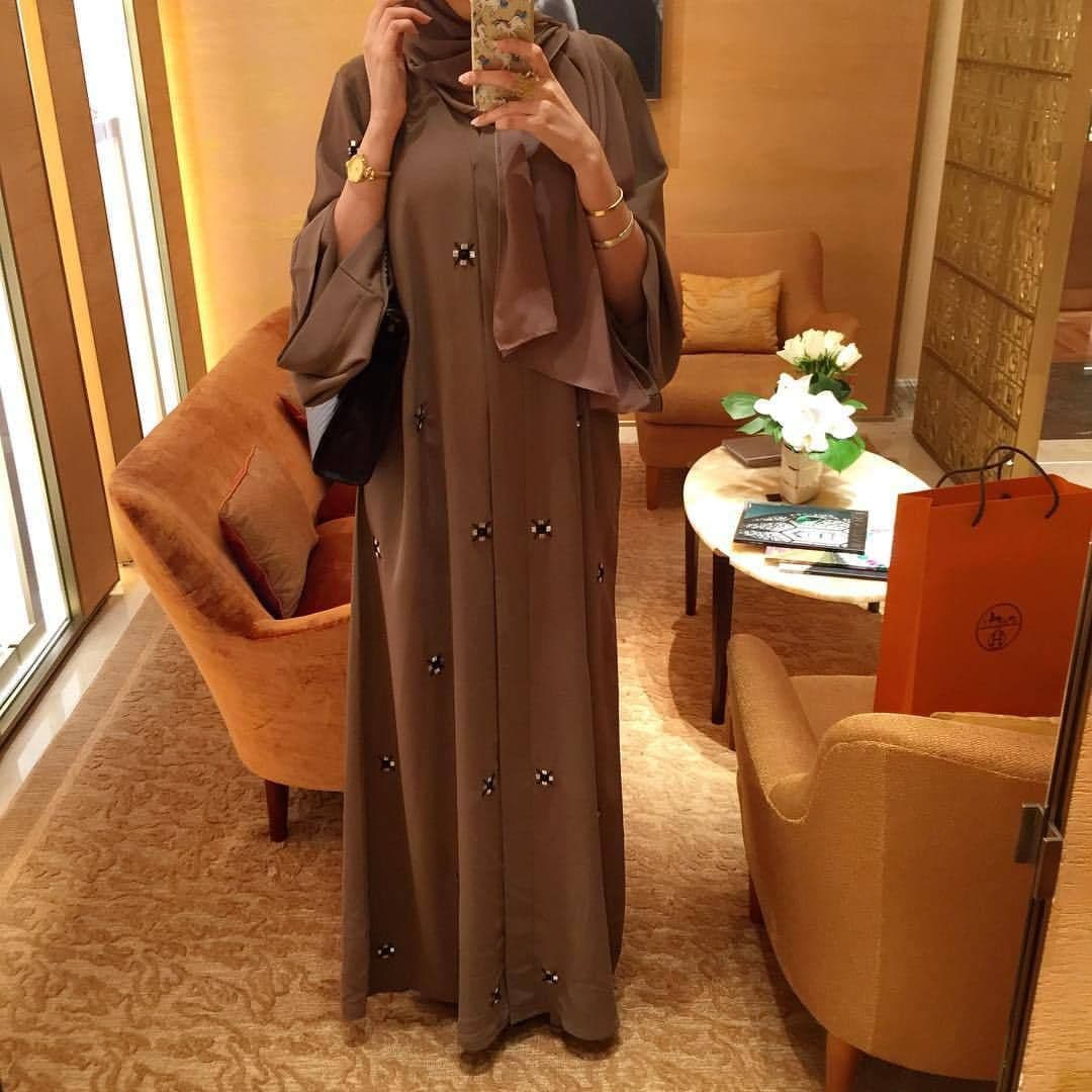 image-Loriya Khaki Cardigan Robe Dress XXL