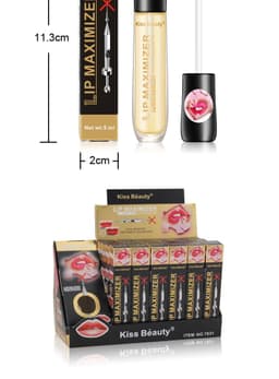 image-Kiss Beauty Lip Plumping Oil - Enhances Elasticity, Dilute Lip Lines