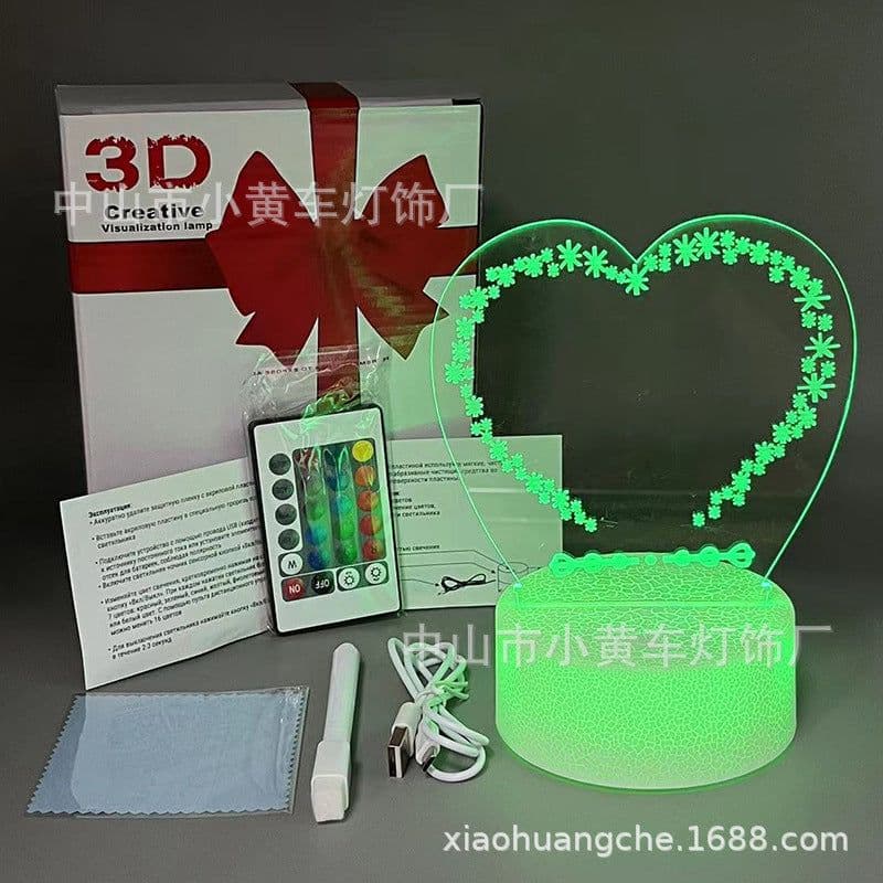 image-16-Color Remote USB 3D Night Light Erasable Graffiti Board Lamp 12*15