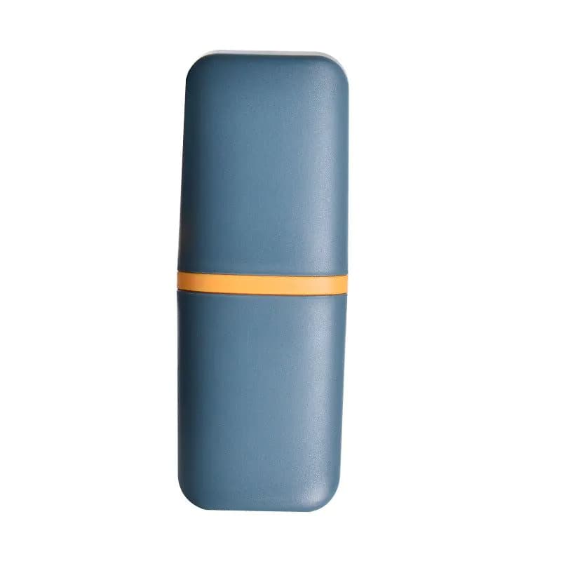 image-Tooth Cup Toothbrush Holder - Beige Gray PP