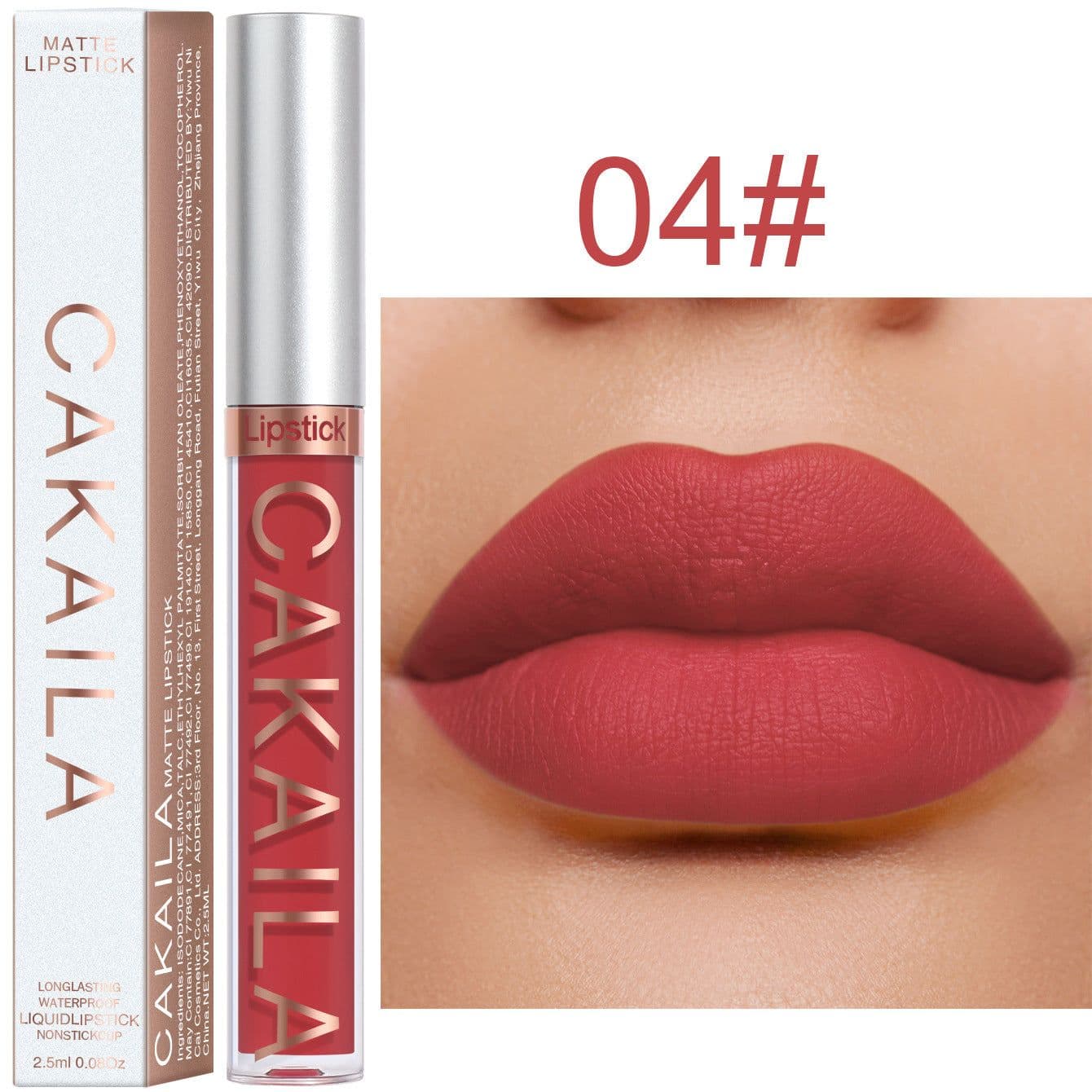 image-CAKAILA 18-Color Waterproof Lip Gloss