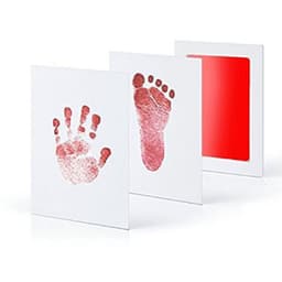 image-Pets and Children's No-Wash Footprint Kit - DIY Memory Album