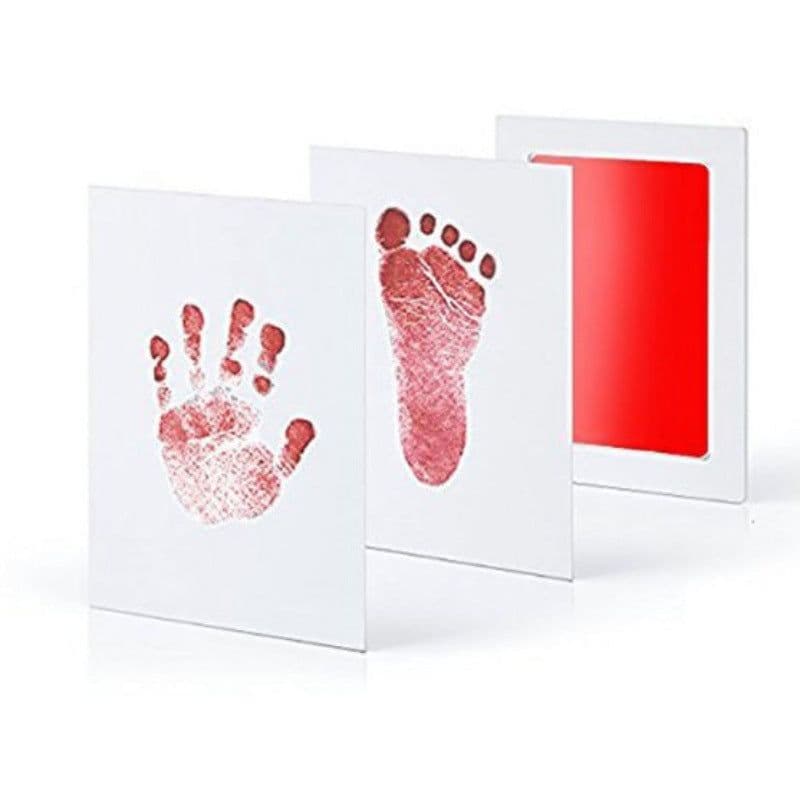 image-Pets and Children's No-Wash Footprint Kit - DIY Memory Album
