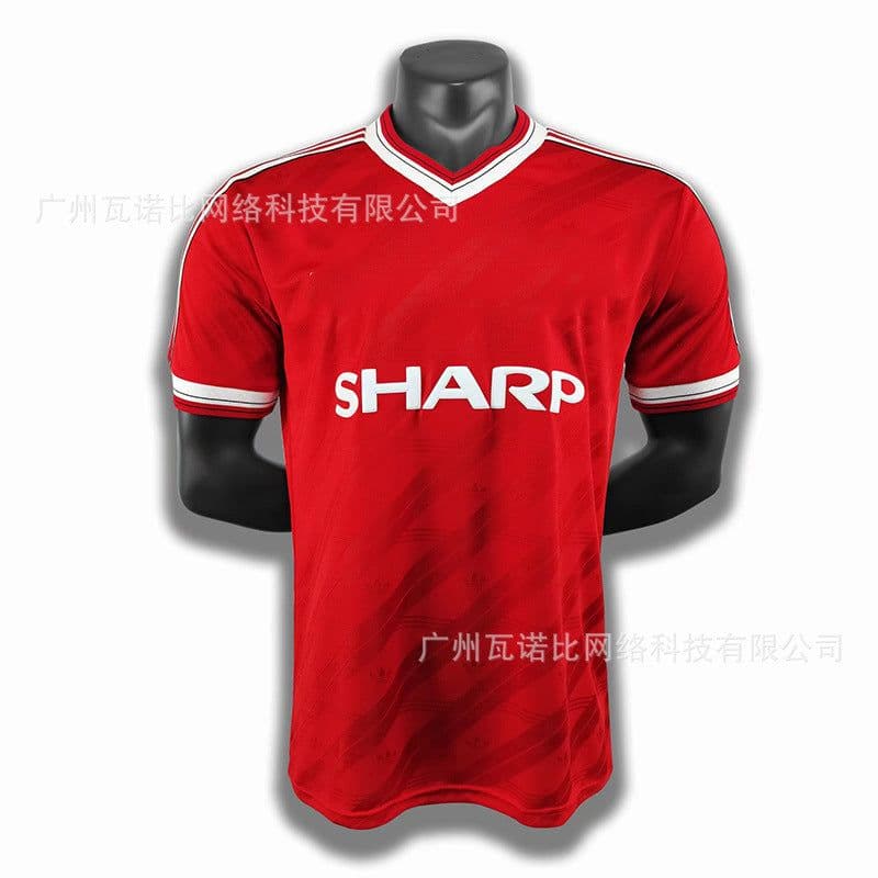 image-Football Jersey - Retro Home Away Long Sleeve Polyester