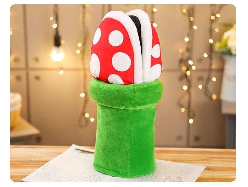 image-Cross-border mario slippers Mario game surrounding cannibal slippers warm home cute cotton shoes