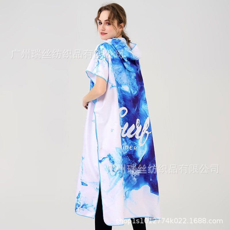 image-Reese Microfiber Beach Changing Robe Pink