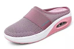 image-Women's Baotou Mesh Slippers Black Size 43