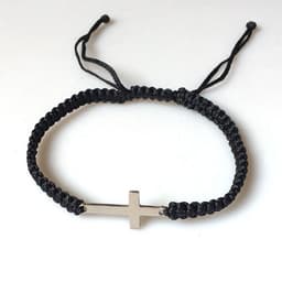 image-Hand-Woven Stainless Steel Couple Bracelets