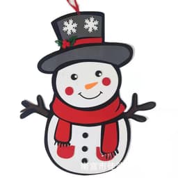 image-Felt Christmas Snowman - 110cm Wool Chemical Fiber - DIY Gift for Kids