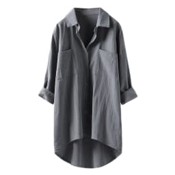 image-Cotton Linen Cardigan - Navy Blue Slim XXXL
