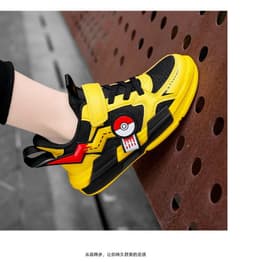 image-Autumn middle and big children's shoes boys sports shoes primary school students single mesh children's shoes boys travel shoes mound tail foreign trade