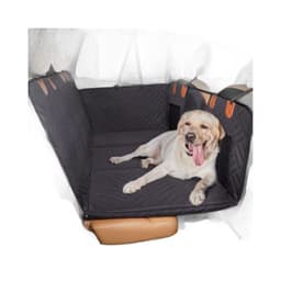 image-Car Pet Mat Dog Back Seat Extender Black 132x160cm