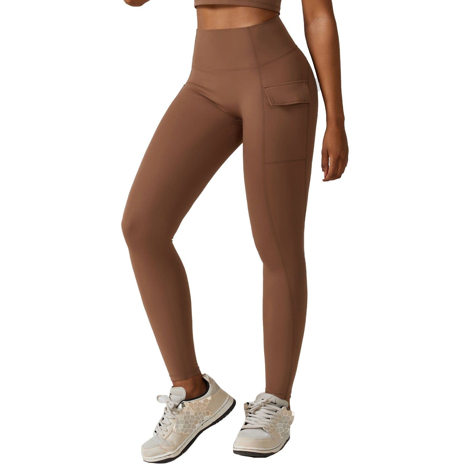image-Zechuang Yoga Pants High-Waist Nude XL