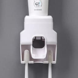 image-Douyin recommends bathroom washstand automatic toothpaste toothbrush holder wall-mounted toothpaste lazy squeeze artifact