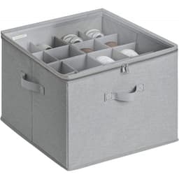 image-Weiyi Foldable Shoe Storage Box - Ivory 43x43x32cm