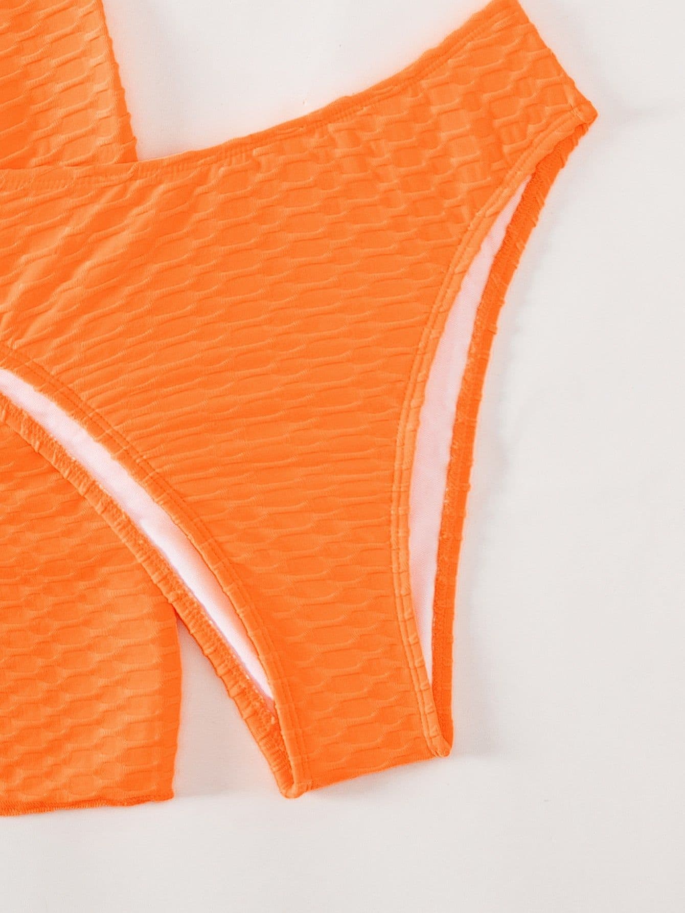 image-Bikini Swimsuit - Tube Top Tie 3-Piece