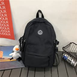 image-School bag female Korean version of Harajuku ulzzang high school college student backpack male large capacity ins wind couple shoulder bag female