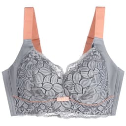 image-Ya Kangrou Bamboo Fiber Bra - Khaki, 46/105, No Rims, Anti-Sagging