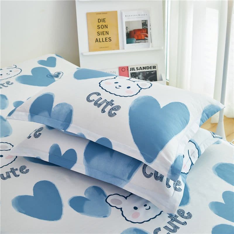 image-Spot Cotton Pillowcase - Cartoon Print Skin-Friendly
