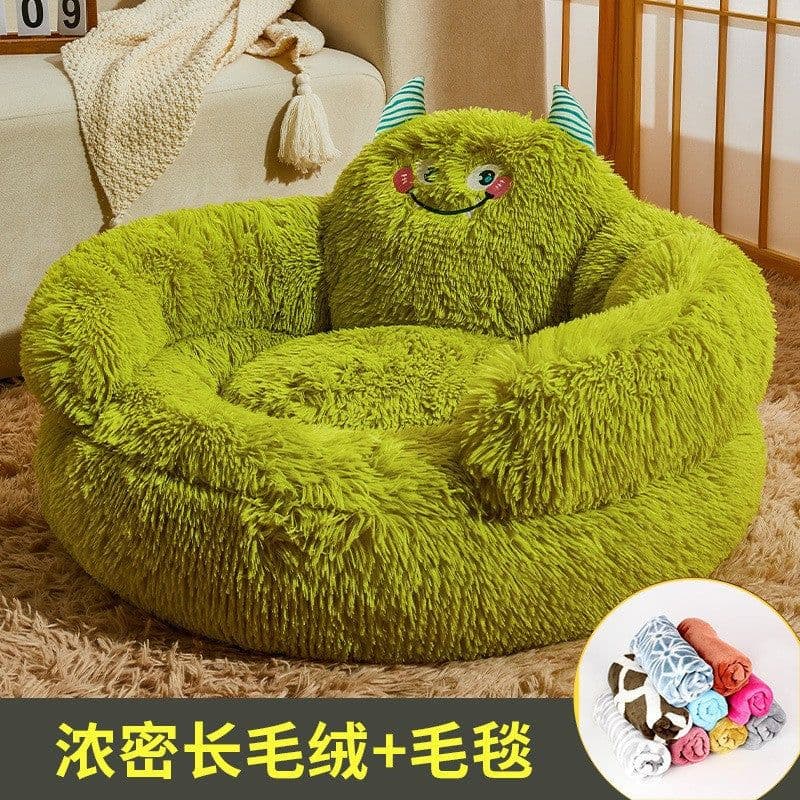 image-Nine Pets Dog Bed 3XL 110cm Pink Plush