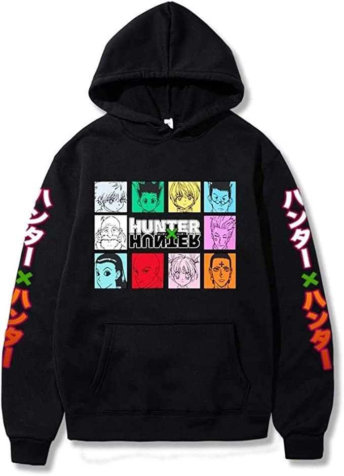 image-Men's & Women's Anime Hooded Hoodie - Large Size