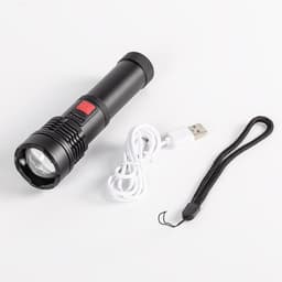 image-P50 LED Flashlight USB Rechargeable 20W