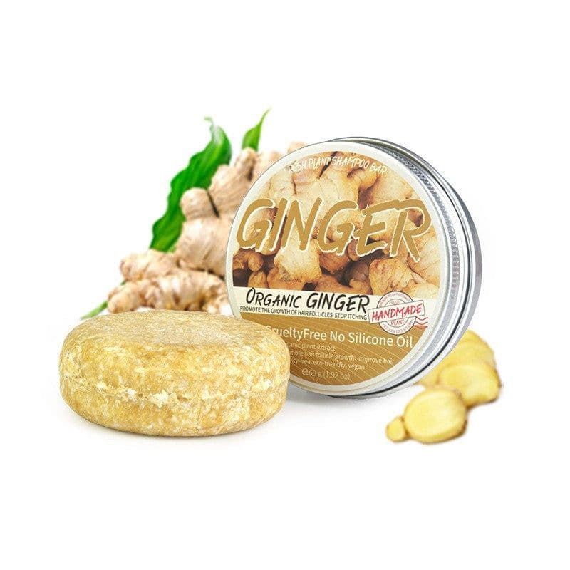 image-Transnational foreign trade ginger shampoo soap anti-dandruff refreshing handmade soap wholesale shampoo soap essential oil soap ginger soap oil control