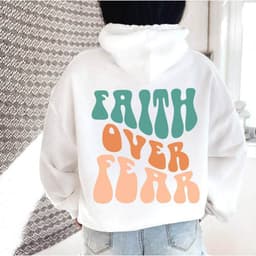 image-Faith Over Fear Hoodie - Black 4XL