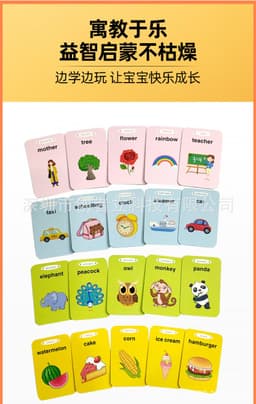 image-Early Education Literacy Cards for Kids