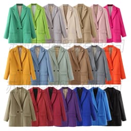image-Women's Small Suit - Milky Apricot Polyester L Slim