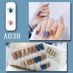 image-Wearable manicure pieces, removable fake nail patches, Internet celebrity manicure tools, nail art finished products, cute Internet celebrity new style