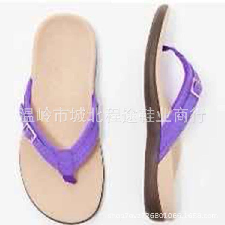 image-Women's Thong Slippers - Navy Blue Size 43