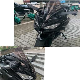 image-Motorcycle universal fixed wind wing large rearview mirror wind knife suitable for Kawasaki Yamaha Honda Suzuki Ducati