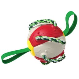 image-Dog Frisbee Toy - UFO Interactive Throw Coffee Yellow